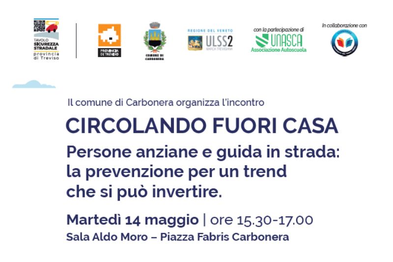Sicurezza Stradale, a Carbonera incontro di sensibilizzazione sulla guida sicura martedì 14 maggio